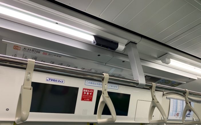 東急全車両にLED一体型防犯カメラ